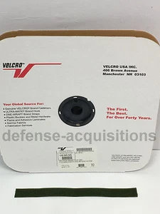 1 INCH VELCRO® Brand LOOP Fastener- Sew On Mil-Spec Military Tape CAMO GREEN - Picture 1 of 5
