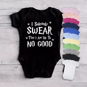 Body neonato I Solennly Swear I Am To No Good gilet crescita bambino regalo geek - Foto 1 di 22