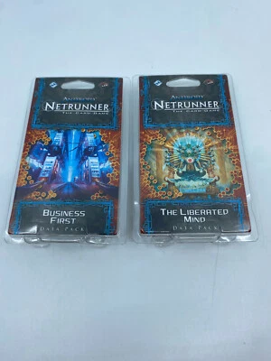 Android Netrunner LCG Mumbad Cycle Business First & The Liberated Mind Data Pack - Image 1 of 2