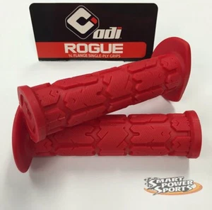 ODI Rogue ATV Handlebar Grips -RED- Honda Suzuki Kawasaki - MADE IN USA - Picture 1 of 2