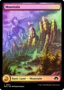 Mountain FOIL FULL ART - 0307 - Modern Horizons 3 MH3 MTG - Picture 1 of 1