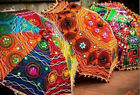 20 PC Wholesale Lot Indian Elephant Print Sun Shade Hand Embroidered Umbrella