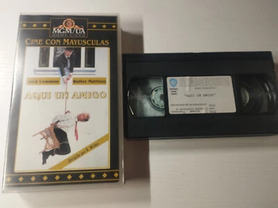 Aqui un Amigo Jack Lemmon Walter Matthau Billy Wilder - VHS Kassette Tape - Bild 1 von 3