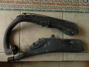 HONDA TLM200 TRIALS EXHAUST & SILENCER SYSTEM  GOOD USED CONDITION - Picture 1 of 2