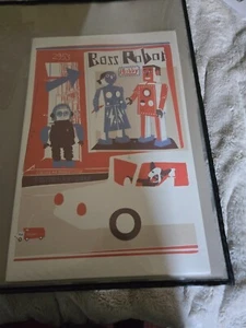 RARO POSTER NEGOZIO BOSS ROBOT HOBBY 2953 COLLEGE AVE BERKELEY CA USA - Foto 1 di 11