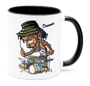 Drummer Schlagzeuger Tasse Zubehör Accessoires Geschenk Geburtstag Musiker Deko - Bild 1 von 5