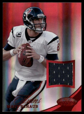 2012 Panini Certified #36 Matt Schaub Mirror Red Materials #/80 Jersey - Image 1 of 2