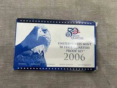 2006 United States Mint 50 State Quarters Clad Proof Set With Box & COA - Image 1 of 4