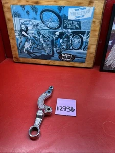 Harley Springer Softail Front Brake Caliper Mount Mounting Bracket Chrome OEM He - Picture 1 of 24