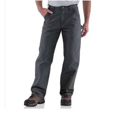 Pantalones de trabajo utilitarios Carhartt B11 PTB calce suelto lavado pato 36x32 gris Foto 1 de 4