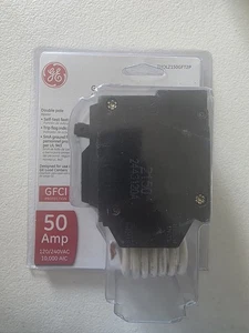 GE THQL2150GFT2P 50A AMP 240V ZWEIPOLIGER ERDSCHLUSSSCHALTER - Bild 1 von 4