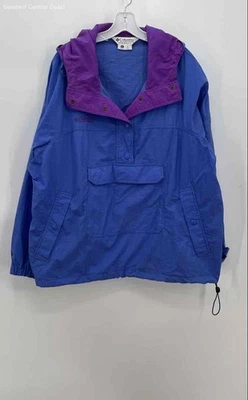 Columbia Women's Purple Pullover Hooded Jacket - Size XL Vintage - Image 1 of 4