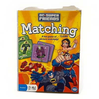 DC Super Friends Wonder Forge Preschool Matching Game 72pcs Memory Game-Complete - Image 1 of 3