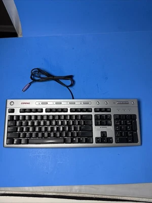 Compaq KB-0311 5187-5023 PS/2 Multimedia Keyboard Tested - Image 1 of 4