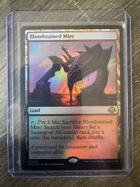 Magic The Gathering Modern Horizons 3 Foil Bloodstained Mire #0216 - Image 1 of 1