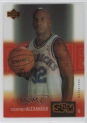 2000-01 Upper Deck Slam Rookie /2500 Courtney Alexander #63 Rookie RC - Image 1 of 2