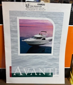 1996 Avanti Boats Brunswick US Marine Sales Brochure Catalog Boating Rare USA - Picture 1 of 7