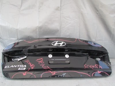 Hyundai Elantra 2017-2018 sedán tapa maletero trasero escotilla portón trasero - negro OEM Foto 1 de 4