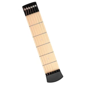 Nueva guitarra portátil de bolsillo de 6 trastes mano izquierda para entrenamiento de guitarrista principiante - Imagen 1 de 8