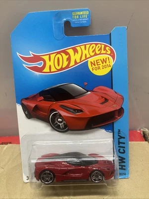 Ferrari LAFERRARI 2014 Hot Wheels - rojo - HW City  Foto 1 de 4
