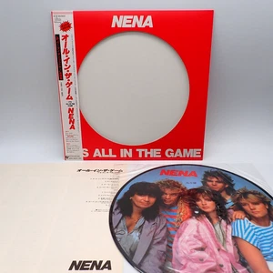Nena ‎– It's All In The Game Japan LP OBI VINYL Epic ‎– 30 3P-686 PROMO - Picture 1 of 3