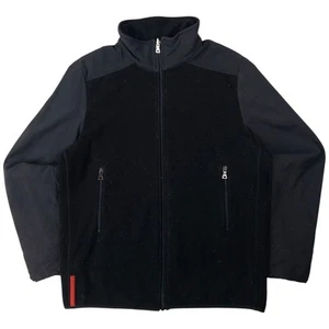 Vintage Prada Sport Zip Up Fleece Jacket Size M - Picture 1 of 8