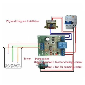 Conjunto de sensor de detección de nivel de agua ajustable para un funcionamiento estable - Imagen 1 de 9