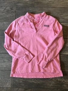Vineyard Vines XL (16)  Pink 1/4” Zip Pullover  - Picture 1 of 3