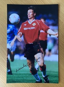 Mike Duxbury signiertes Manchester United Foto 12x8 Echtheitszertifikat (b) - Bild 1 von 1
