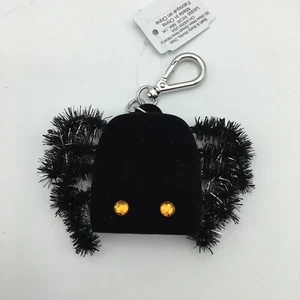 New 2021 Bath & Body Works Halloween Black Fuzzy Spider Pocket* Bac Holder NWT - Picture 1 of 2