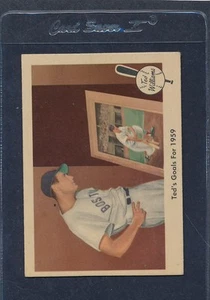 1959 Fleer Ted Willams #080 obiettivi per 1959 VG/EX 59FTW80-122215-1 - Foto 1 di 1