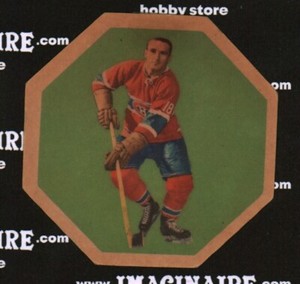 1961-62 York Peanut Butter hockey card Yellow Back - #29 Marcel Bonin (202410)