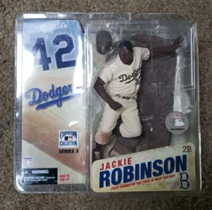 McFarlane MLB Cooperstown Legends Jackie Robinson Brooklyn Dodgers Sepia Variant - Picture 1 of 2