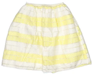 Penny Candy Yellow and Ivory Striped Girls Skirt Size 10 - Picture 1 of 2