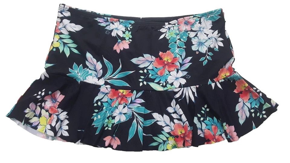 Tommy Bahama Mujer Floral Muelles Cintura Alta Falda Parte Inferior, Negro, S Foto 1 de 1