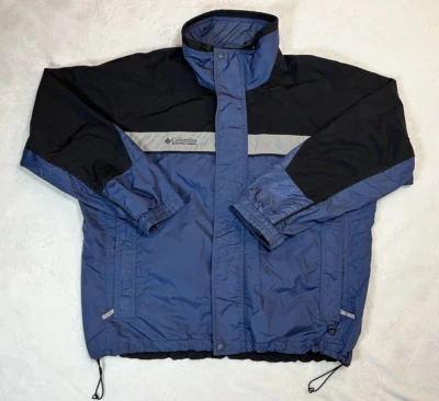 Columbia Chaqueta de Invierno Para Hombre XL Cremallera Completa Intercambio Bugaboo Azul y Gris Foto 1 de 4