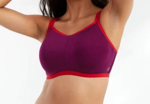 NWT Natori YOGI Underwire Sport Bra JEWEL VIOLET Purple 32DDD 32 DDD CONVERTIBLE - Picture 1 of 6