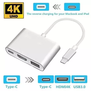 4K Typ C USB-C HDMI Kabel Adapter für iPad Pro iPhone 15 16 Pro Max Macbook - Bild 1 von 4