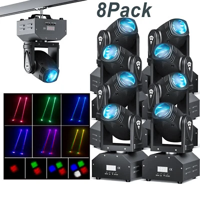 100W Mini Moving Head Light RGBW Beam Stage Lighting LED Party Light  DMX512 - Image 1 of 4