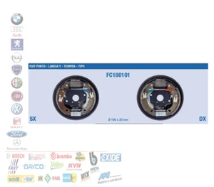 KIT GANASCE MASSE FRENO POSTERIORI FIAT PUNTO 176 LANCIA Y SENZA ABS MS455001 - Foto 1 di 1