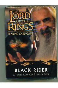 Lord of the Rings Card Game Theme Starter Deck Black Rider Saruman Deck - Picture 1 of 1