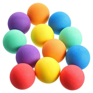 Soft Mini Foam Balls 24pcs EVA Stress Balls for Kids Fun Activities - Picture 1 of 12