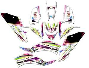 Kit Gráficos All Years RAPTOR 125 SURGE Rosa Senge Compatible con Yamaha - Imagen 1 de 7
