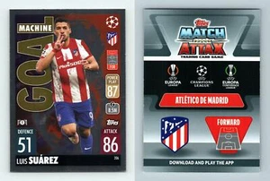 Luis Suarez - Madrid #206 Match Attax Champions League 2021-22 Topps TCG Card - Picture 1 of 1