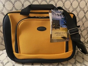 US Traveler RIO Carry On Travel Mini Tote Yellow US5600 OVERNIGHT BAG New NWT - Picture 1 of 9
