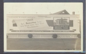 Valla publicitaria de tratamiento de alcoholismo Samaritan Institute Los Angeles 1939 RPPC - Imagen 1 de 2