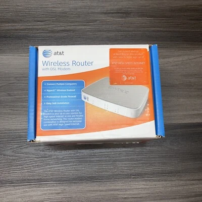 AT&T 2701HG-B 4-Port 10/100 Wireless G Router *Tested* - Image 1 of 4