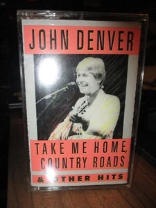 1990 JOHN DENVER Take Me Home Country Roads G Hits Cassette RCA 2160-4-R VG+ - Picture 1 of 3