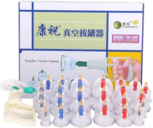 Chinese Vacuum Cupping Body Massager ventosa Suction Cups Therapy Cupping cans - Picture 1 of 6