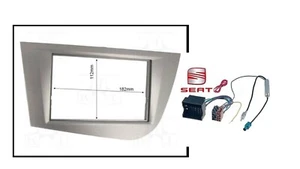 kit Soporte Marco de Montaje para Radio 2din Seat Leon 2005 2010 con conexiones - Imagen 1 de 4